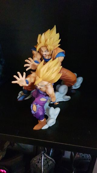 Figuras Goku y Gohan SSJ Dragon Ball