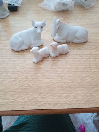 Belén figuras porcelana
