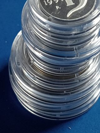 Monete Italia 1991: 9 pezzi FS proof