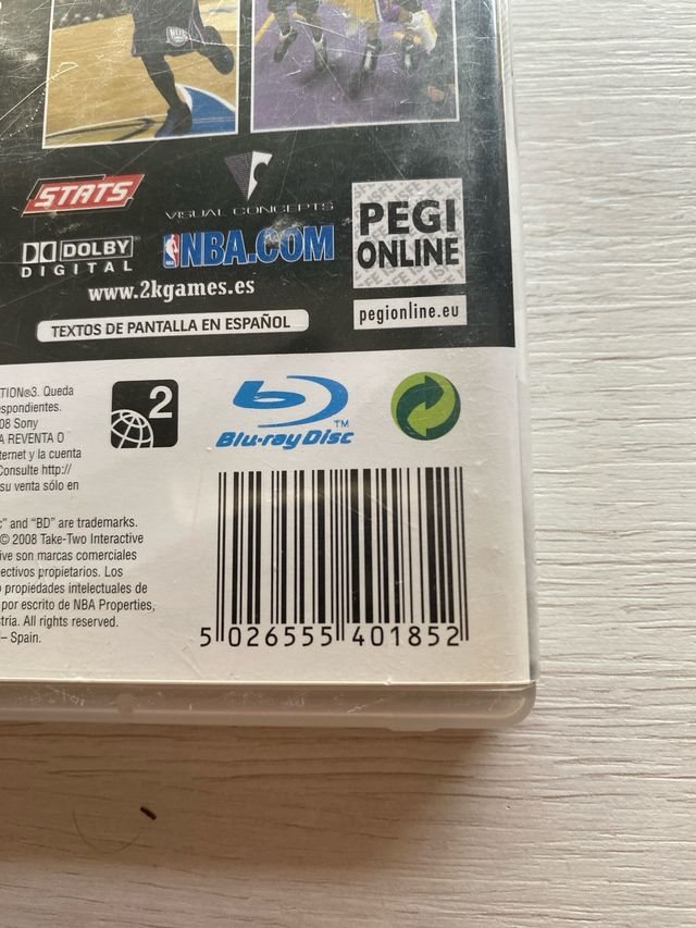NBA 2K9 PS3 - Juego Deportivo