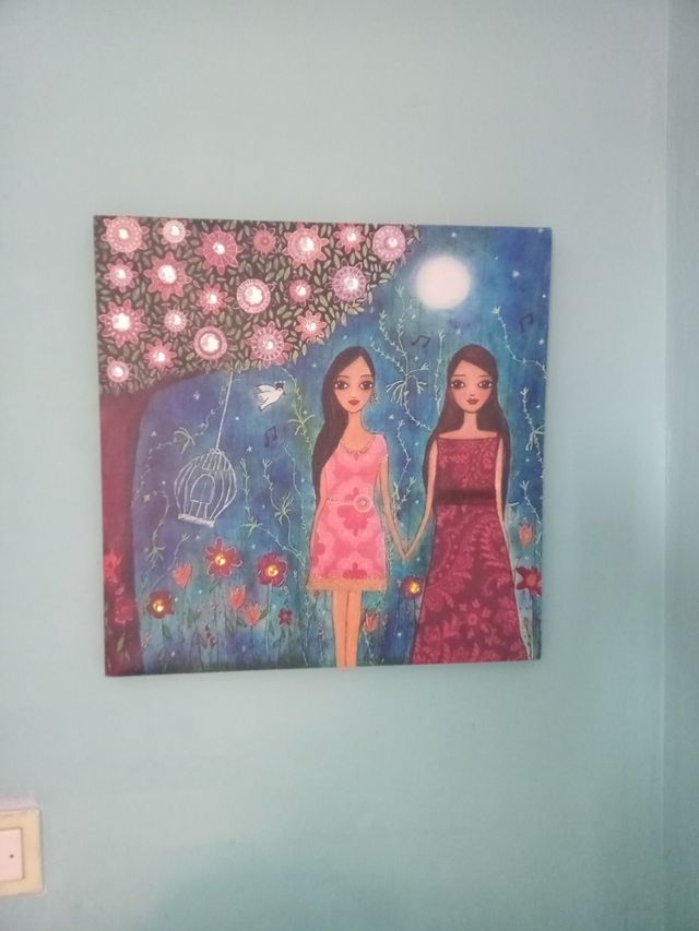 Cuadro Flores. Impresión