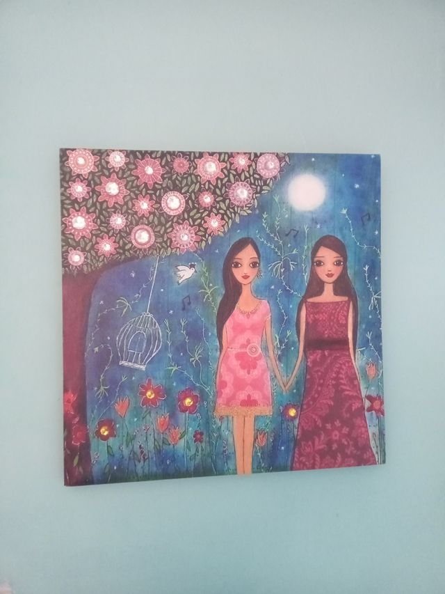 Cuadro Flores. Impresión