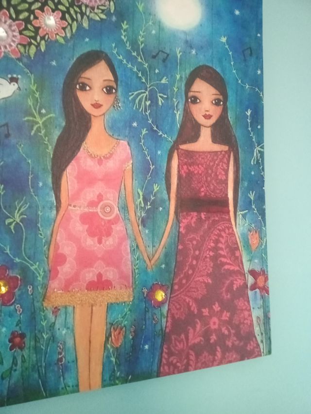 Cuadro Flores. Impresión