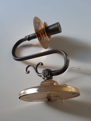 NUOVA Coppia di lampade da parete in bronzo