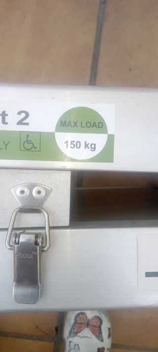 Rampa Plegable de aluminio robusta y antideslizant