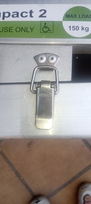 Rampa Plegable de aluminio robusta y antideslizant