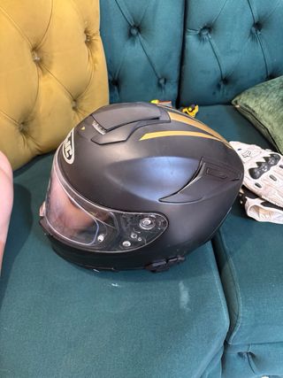 Casco moto HJC negro