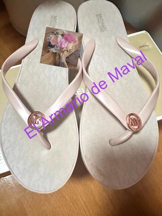 Chanclas Michael Kors Rosa