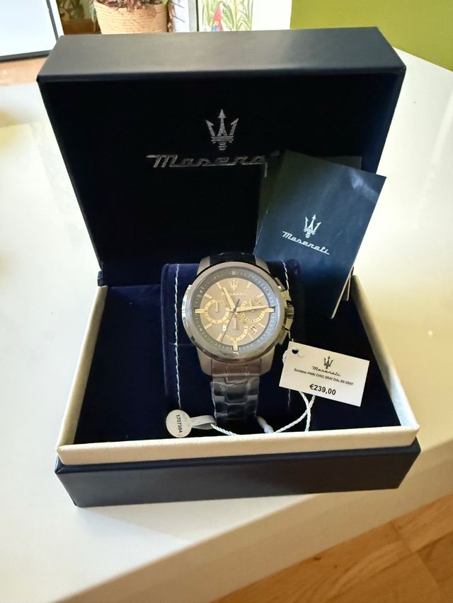 Reloj Maserati Cronógrafo Gris
