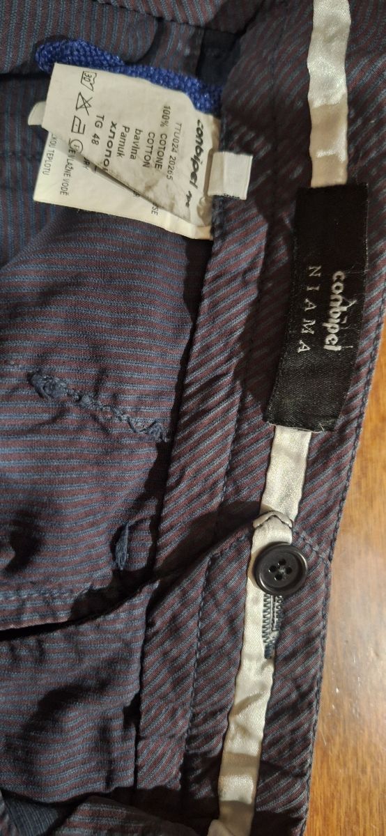 Pantaloni Conbipel Uomo Blu