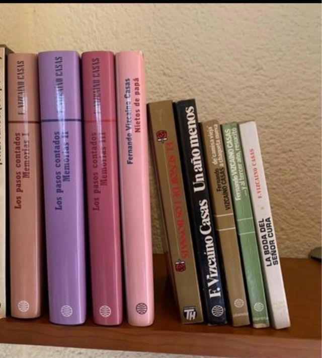 Conjunto de 8 livros de F. Vizcaíno-Casas,5 primeiro