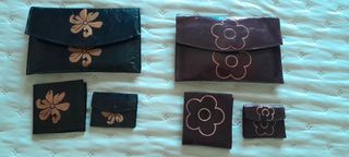 Carteras mujer - Efecto piel - Flores