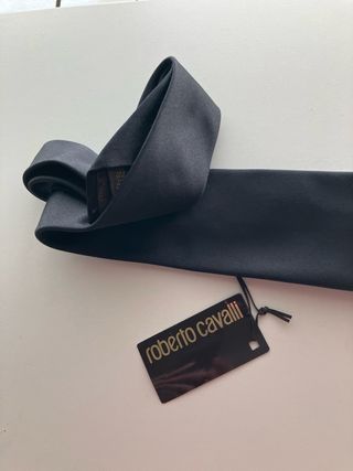 Corbata Roberto Cavalli negra