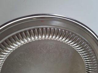 Vassoio acciaio inox, Ø39cm