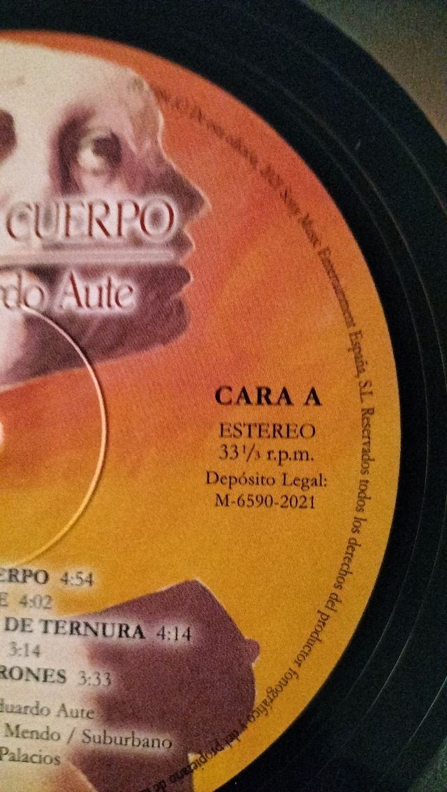 LP Vinilo Luis Eduardo Aute - Cuerpo a Cuerpo