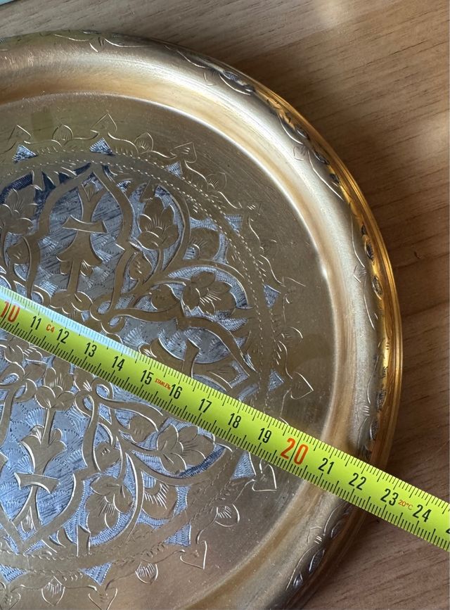 Set caffè in metallo dorato