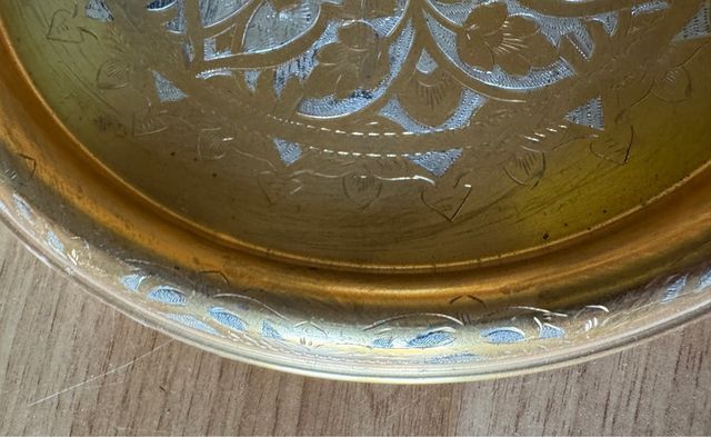 Set caffè in metallo dorato