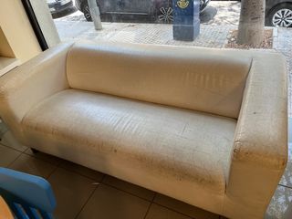 Sofá blanco Ikea - Piel sintética