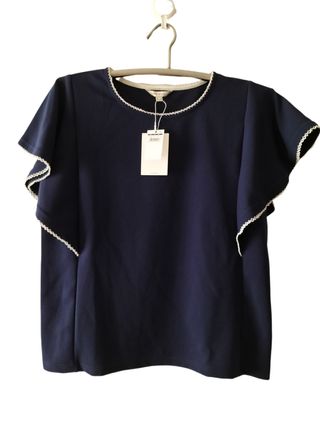 Top Cortefiel azul - Talla M