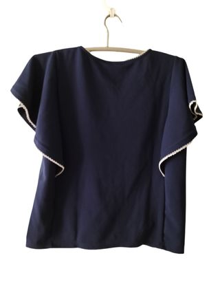 Top Cortefiel azul - Talla M