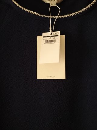 Top Cortefiel azul - Talla M