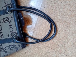 Bolso MG marrón y beige