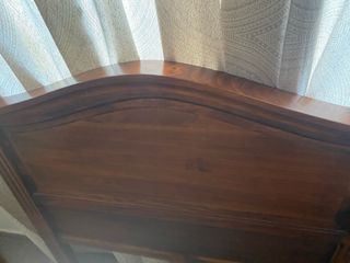 Cabecero cama madera marrón