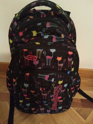 Mochila escolar CoolPack gatos