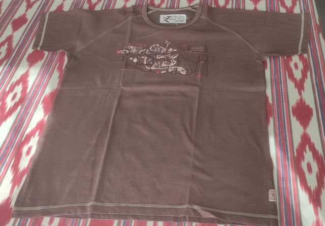 Camiseta Side Car marrón