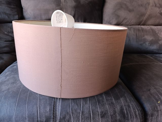 Lampara Conforama marrón