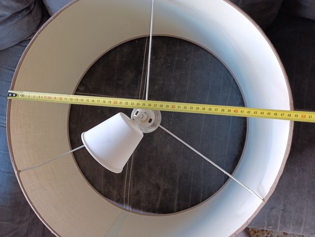 Lampara Conforama marrón