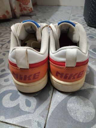Zapatillas Nike Court Borough Low 2 - Naranja y Bl