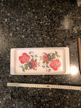 Vassoio fiori vintage