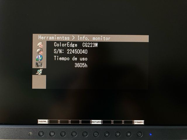 Monitor PRO Eizo CG223W con viseras