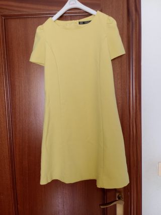 Vestido amarillo corto