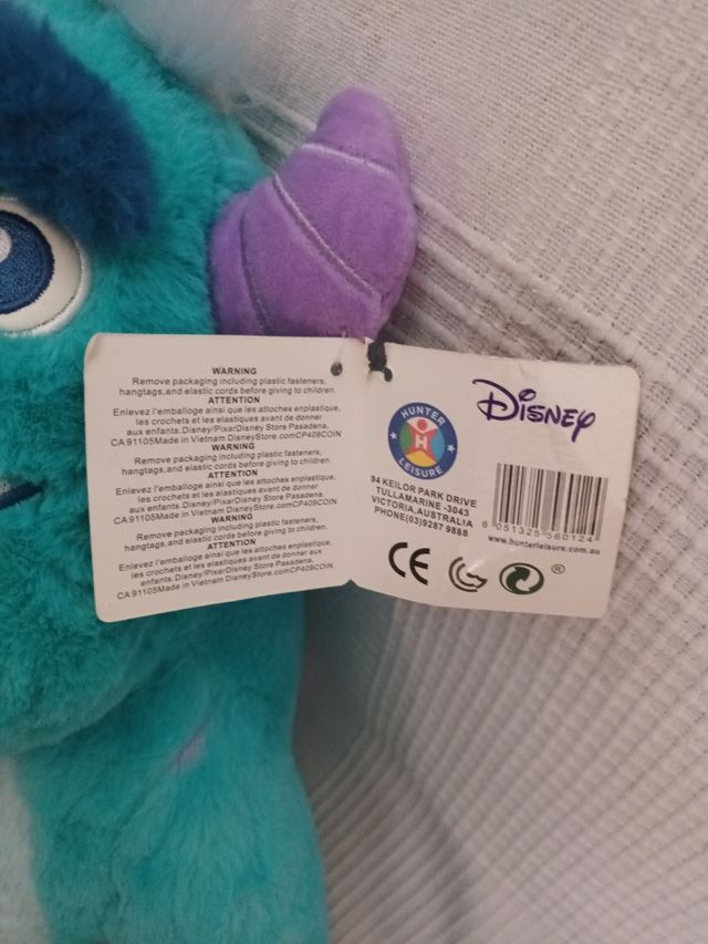 Peluche Sulley Disney Pixar