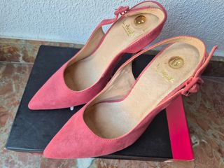 Tacones La Strada coral