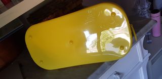 Borsa gialla PVC - Manici