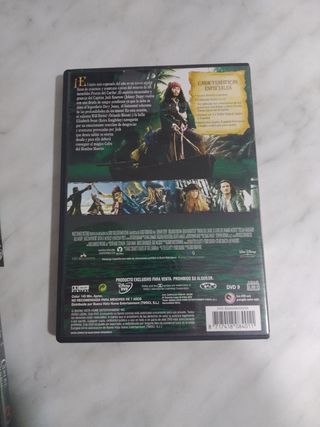 Piratas del Caribe (DVDs) 2 títulos