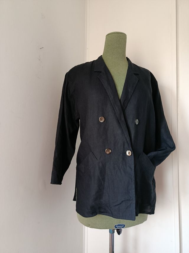 Giacca MaxMara lino nero