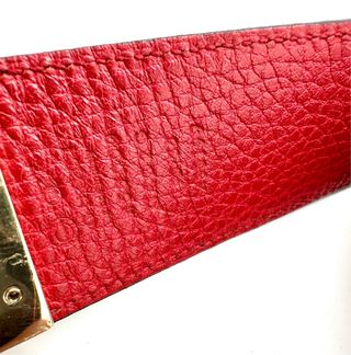 Cinturón Gucci Negro y Rojo