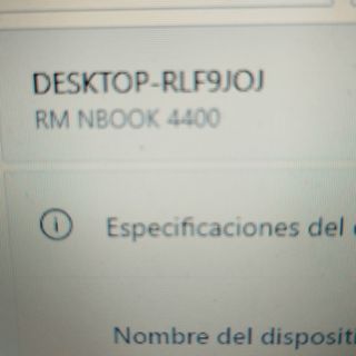 Ordenador RM Nbook 4400. Rápido y fluido (SSD 1tb)