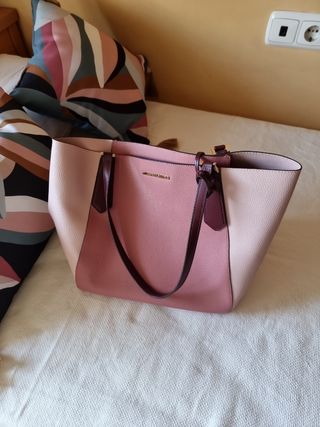 Bolso Michael Kors bicolor de piel auténtica 