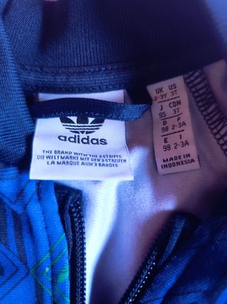 Chaqueta Adidas unisex azul