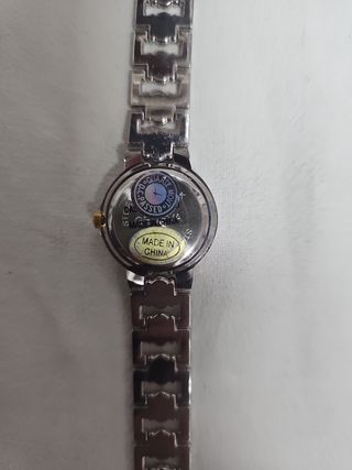 Reloj Geneva dorado y plateado