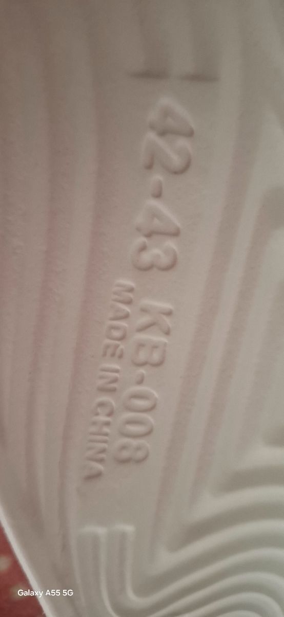 Chanclas azules y blancas talla 43