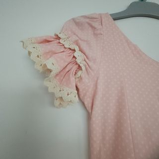 Traje Flamenca niña rosa para 6-7 años.