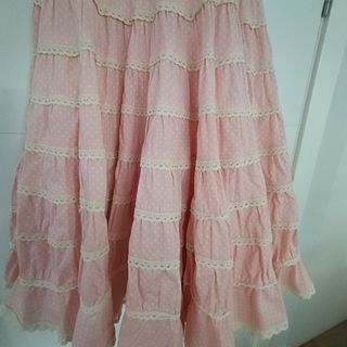 Traje Flamenca niña rosa para 6-7 años.
