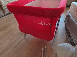 Minicuna Baby Clic roja