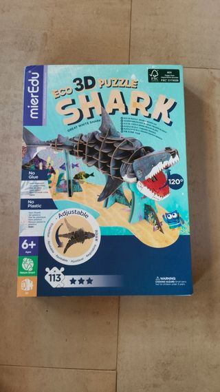 Puzzle 3D Tiburón